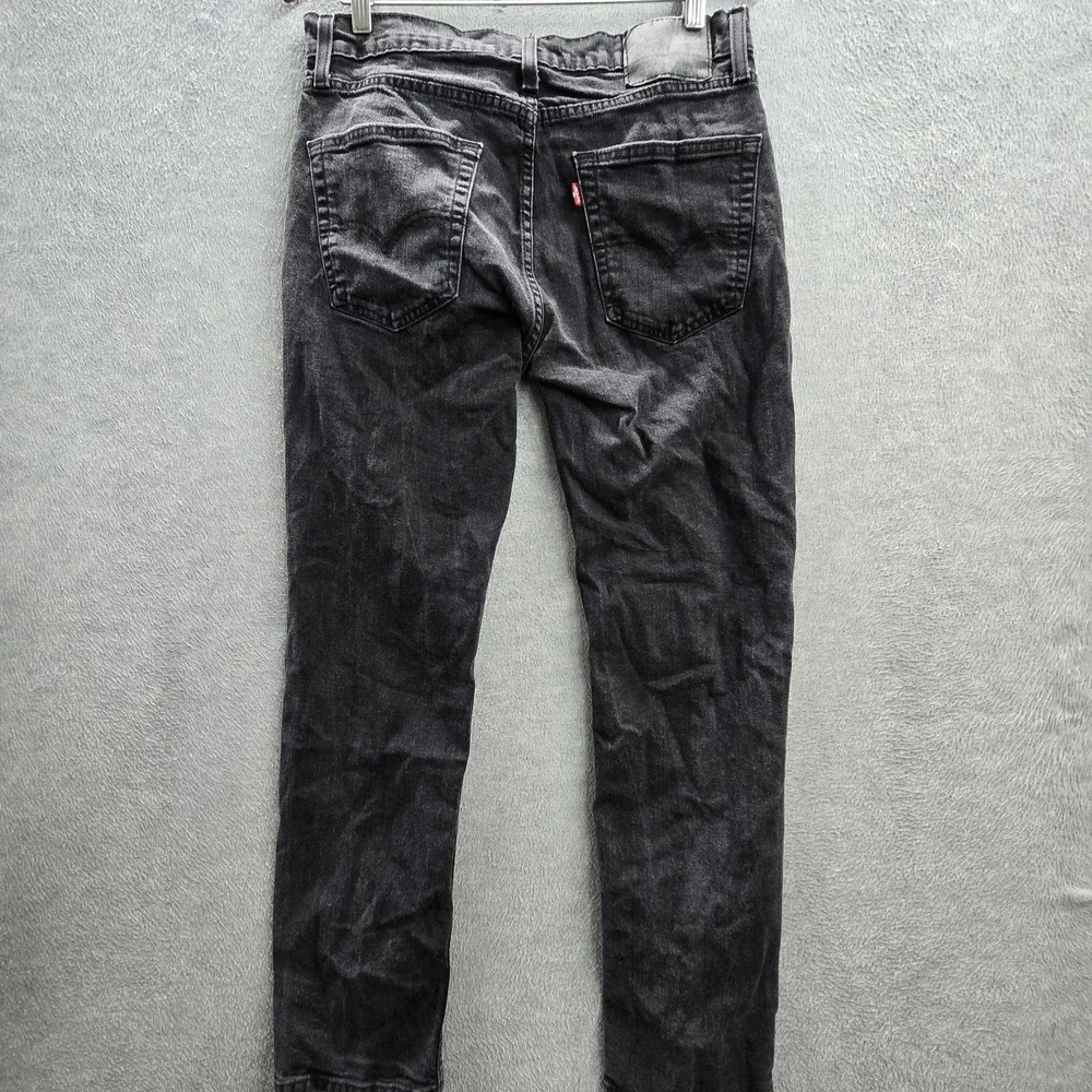 Levi's 514 Men‎ Jeans 32X32 Black Denim Straight Fit 28